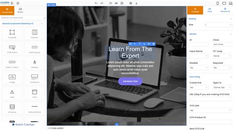 Create & sell courses online with in-built marketing