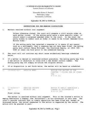 Fillable Online caeb uscourts 11UNITED STATES BANKRUPTCY COURT - caeb ...