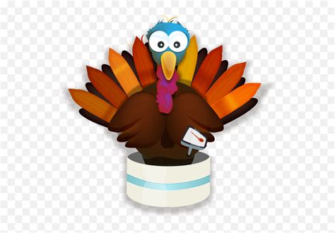 Thanksgiving Emoji Background Heart - Transparent Turkey Free Png ...