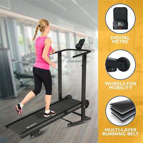BIONFIT Comfort Walk Manual Treadmill - Perfect for Fitness - Bionmart