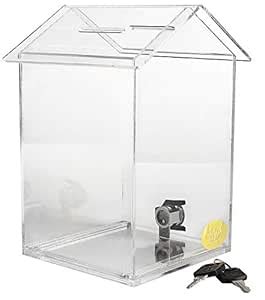 My Charity Boxes - Penthouse Acrylic Box Donation Ballot Tip Container ...
