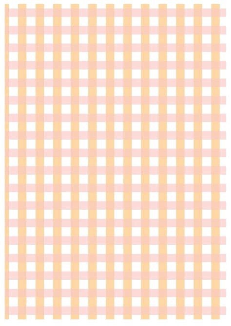 A4 Pink and Orange Gingham, Edible Icing Sheet, Sugar Sheets, Frosting ...