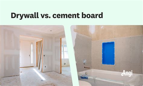 Cement Board vs Drywall: Pros, Cons, and Costs | Angi