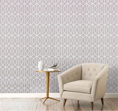 Download Contemporary Modern Circle Stencil Wall Wallpaper | Wallpapers.com