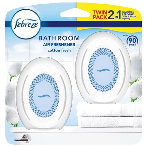Febreze Bathroom Air Freshener 2pk - Cotton Fresh | Home - B&M