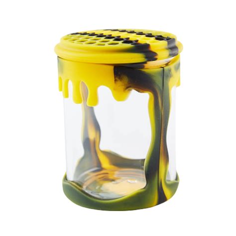 Buy Honeycomb Drip - Glass Jar | Silicon and glass container | Slimjim ...