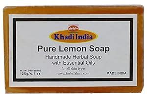 Buy Herbal Khadi Natural PURE LEMON SOAP Refreshes, Energises ...