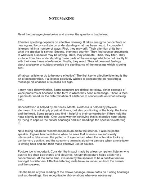 Image result for Note-making Examples