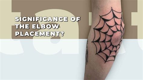Meaning of spider web elbow tattoo - Eagleviewtattoo.com