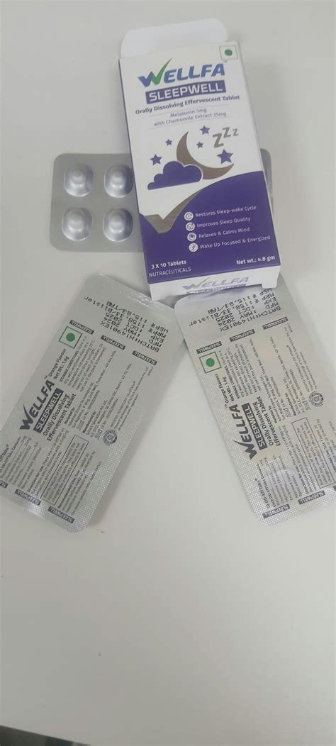 Improve Sleep Naturally with Wellfa Sleepwell: Melatonin & Chamomile