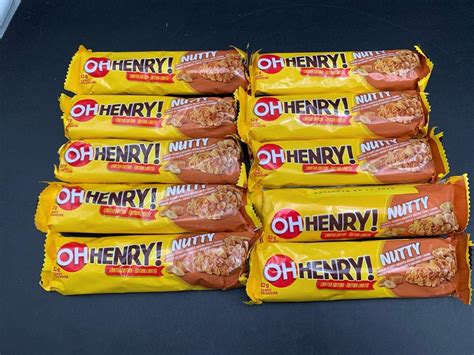 Oh Henry Nutty Candy Bars (10 x 52g) - A D Auction Depot Inc.