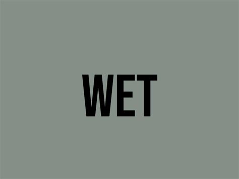 Image result for Wet