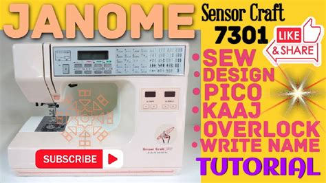 Janome Jw8100 Tutorials 的图像结果