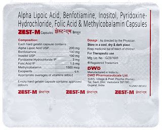 Zest M | Order Zest M Capsule Online at Truemeds