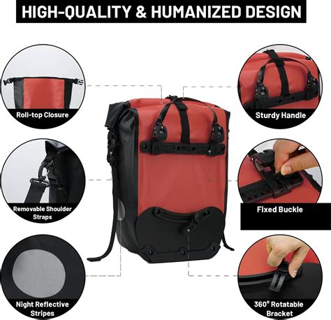 Nepest Bike Panniers Waterproof Pannier Bags for India | Ubuy