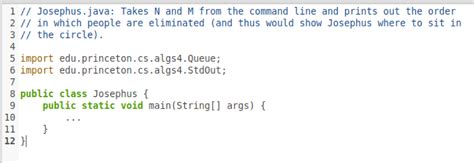 Josephus Problem Java 的图像结果
