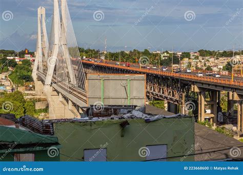 Puente Francisco Del Rosario Sanchez Bridge in Santo Domingo, Capital ...