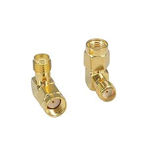 YILIANDUO FPV Antenna Adapter RP SMA Male to SMA Female Right Angle 90 ...