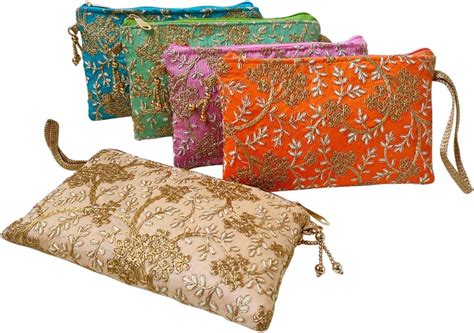 Buy PRISMAXIC Traditional Vintage Embroidered Potli Purse for Women ...