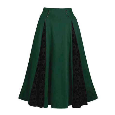 Brilliant Fall Tops for Women 2023 Trendy 2024 Women Plus Size Lace Patchwork High Waist Midi ...