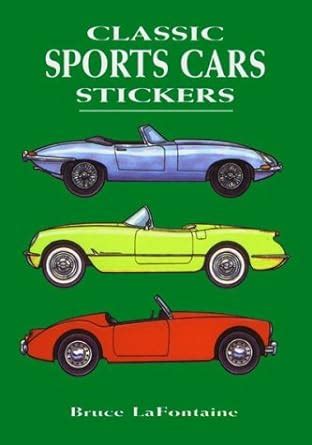 Buy Classic Sports Car Stickers Book Online at Low Prices in India ...