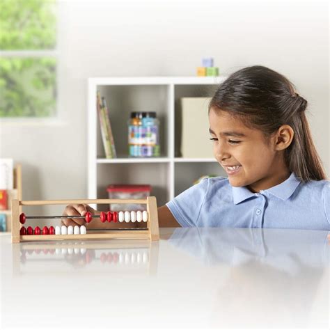hand2mind 20-Bead Rekenrek, Wooden Rekenrek, Abacus for Kids Math ...