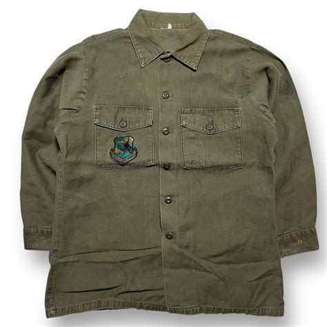 70s U.S.Army 1972年製 Cotton Sateen OG−107 Utility Shirt | BOONIES MART