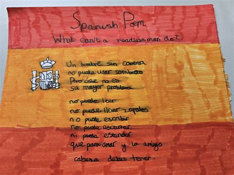 Bingley Grammar School - Spanish Poem Challenge