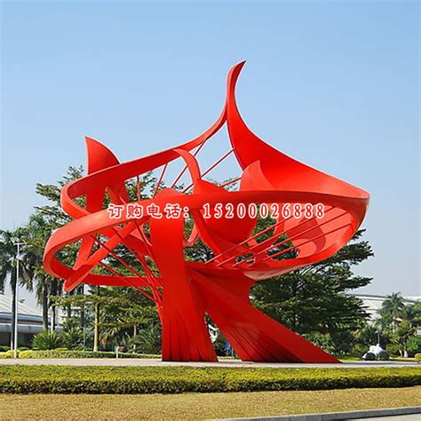 广场不锈钢环形雕塑-方圳雕塑厂