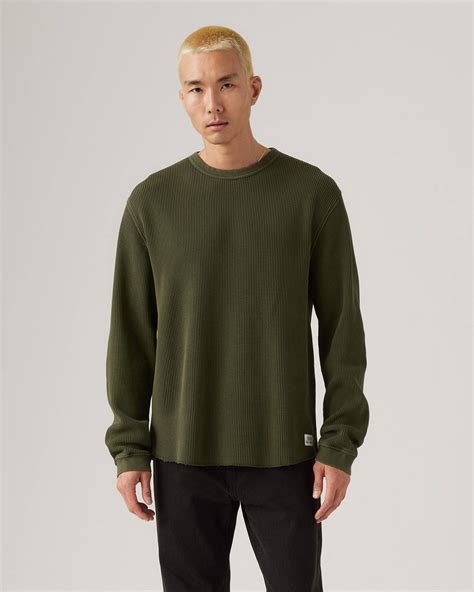 Long-sleeve Relaxed Thermal Shirt - Green | Levi's® US