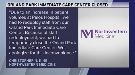 Northwestern Medicine urgent care facility in Orland Park abruptly ...