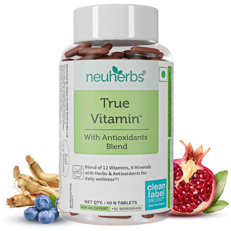 Buy True Vitamin Tablets: Antioxidant Blend for Wellness– Neuherbs