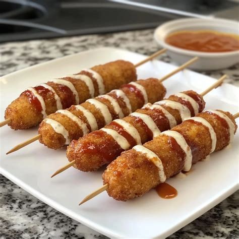 Chicken Corn Dogs - cookingheavenly