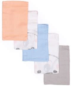 Mi Arcus Care muslin squares - Pack of 5 ["Multicolor"] Handkerchief ...