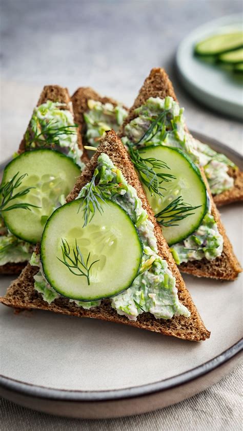 Matcha Cucumber Tea Sandwich: A Fresh and Elegant Vegan Finger Sandwich ...