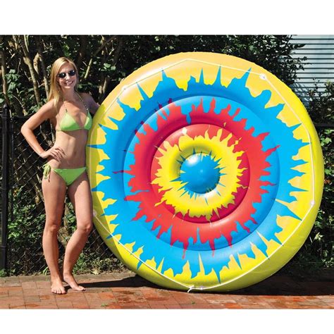 Buy Swimline 90502 Swimming Pool Tie Dye Giant Inflatable 65 Island ...
