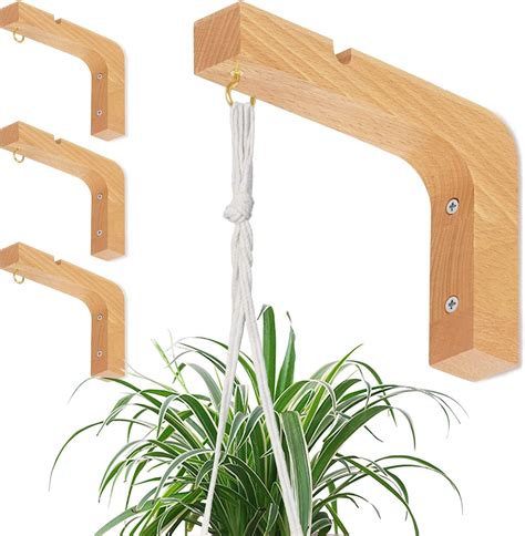 Amazon.com: Beeveer 4 Pcs Hanging Plant Hanger T Shaped Plant Hooks 7. ...