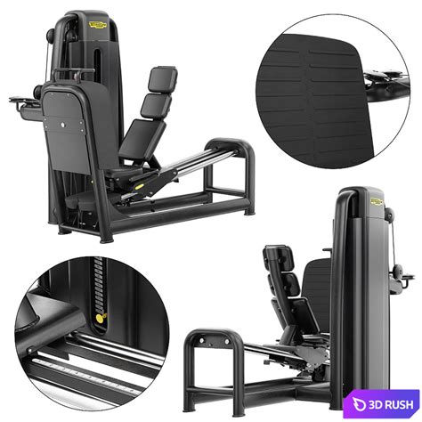 Technogym Selection 700 - Leg Press - 3drush.com