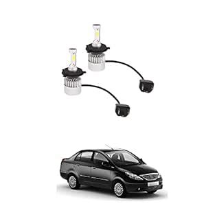 PRIKNIK Headlight Led Lamps Super White Driving Bulbs H4 Hi/Lo Beam ...