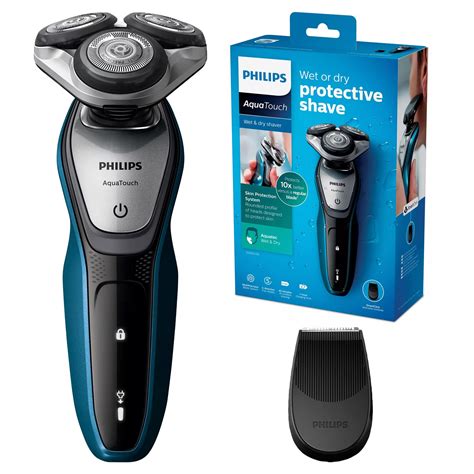 PHILIPS Aqua Touch Wet and Dry Electric Shaver (Black, Free Size ...