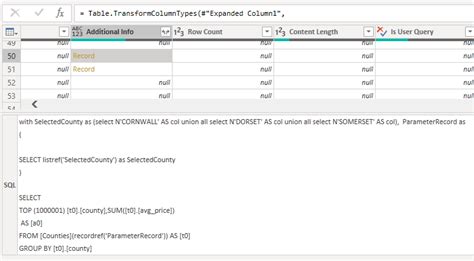 SQL DirectQuery Power BI 的图像结果