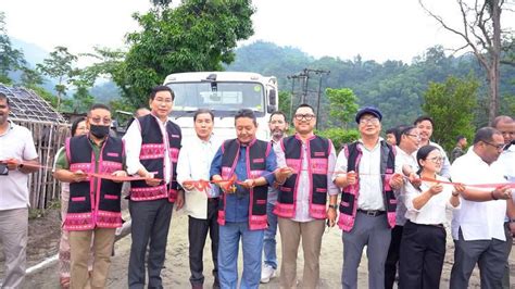 Arunachal launches first FDR road project at Liago village