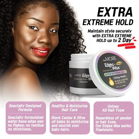 Buy Nobless NOBLESSE PREMIUM Edge Wax Styling Edge Tamer 2 Day EXTRA ...