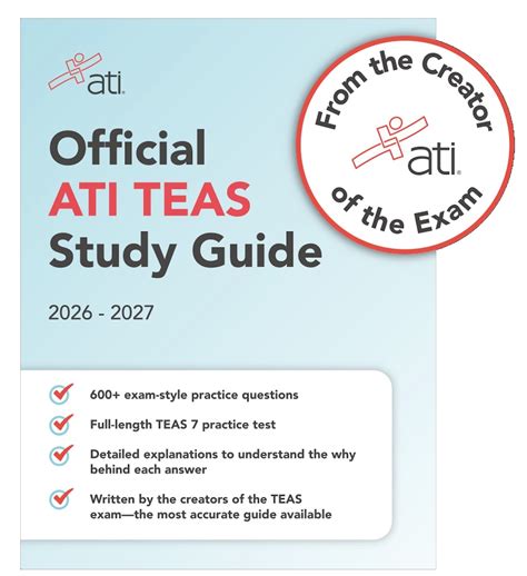 ATI TEAS Study Guide 2026–2027 Addendum | Official Updates
