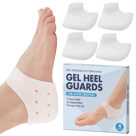 Dr. Frederick's Original Gel Heel Protectors - 2 Pieces - Heel Guards ...
