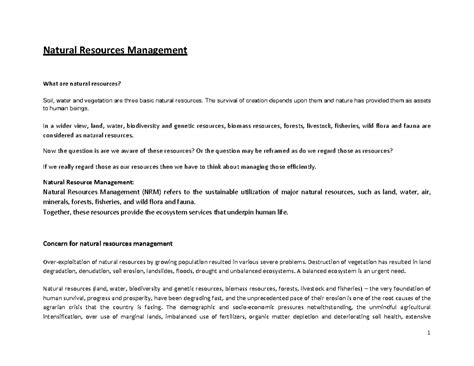43 Natural Resource Management Through Land Development Process with ...