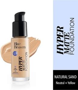 BLUE HEAVEN Foundation- 103 Natural Sand Neutral + Yellow, 30 ml ...