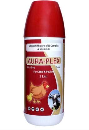 Aura-plex Vitamin C & B Complex Supplement for Poultry, Cattle ...