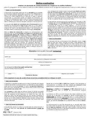 Fillable Online Notice explicative pour le remplissage du formulaire de ...