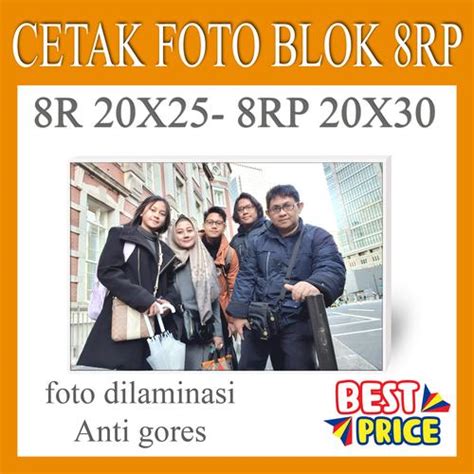 Jual CETAK FOTO 8 RP 20 X 30CM MODEL FRAME BLOK / pigura bingkai murah ...